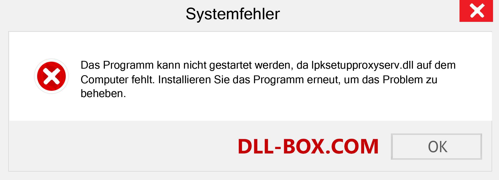 lpksetupproxyserv.dll-Datei fehlt?. Download für Windows 7, 8, 10 - Fix lpksetupproxyserv dll Missing Error unter Windows, Fotos, Bildern